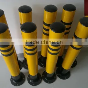 Black and Yellow Road Safety Steel Warning Posts thumbnail-1