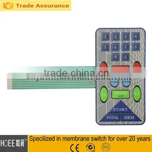 Custom Design and Made High Quality Polycarbonate 3M 468MP Membrane Buttons Keypad Switch thumbnail-2