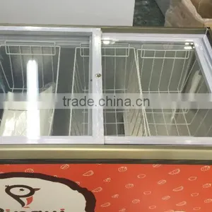 200L Chest Type Ice Cream Display Freezer thumbnail-3