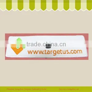 Hot Sale Wholesale Letter Logo Woven Embroidery Tag Sew-On thumbnail-4