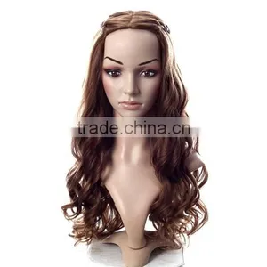 Long Braided Synthetic Kinky Curly u Part Hair Side Party Wig 2015 thumbnail-3
