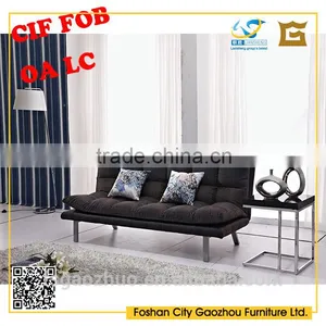 Modern Style Cozy Sofa Bed With Stainless Steel Legs thumbnail-1
