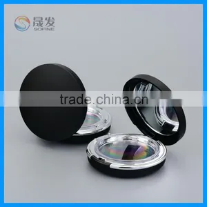 Round Powder Compact With Mirror and Puff Plastic Container Manufacturers thumbnail-3