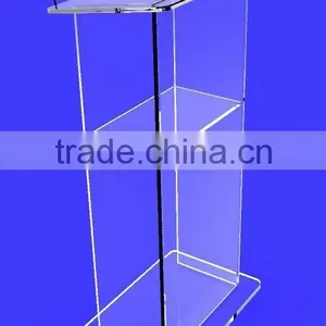 High Quality Clear Custom Perspex Church Podium/pulpit for Sale thumbnail-2