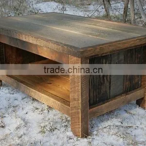 WOOD ACCESSORY TABLE thumbnail-1