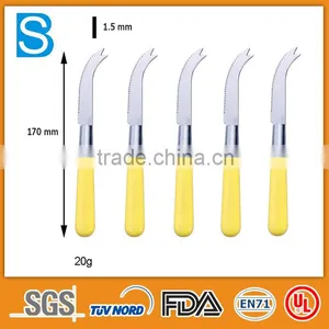 Different Colorful Plastic Handle Cheese Knife Set thumbnail-5