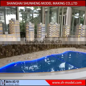 High Quality Customize Handmade Scale Architectural Model With Custom Wooden Base thumbnail-2