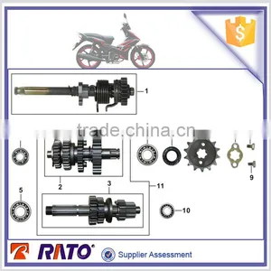 Good Material and High Performance Mainshaft Comp. Bearing Assy for AT110 thumbnail-1