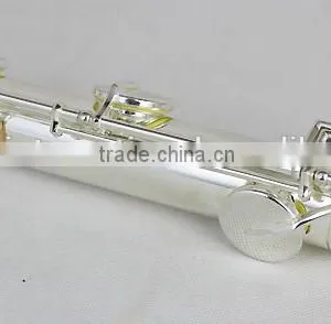 Bass Flute Silver Plated C Key Offset G Key thumbnail-6