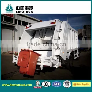 Sinotruk Howo 4x2 Compress Garbage Truck 15 CBM thumbnail-3