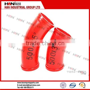R500 45 Degree Bends Concrete Spare Parts FOR Putzmeister CIFA SCHWING Elbow thumbnail-1
