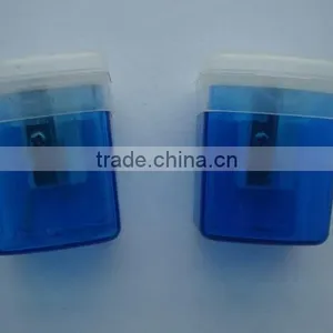 High Quality New Factory Plastic Square Pencil Sharpener for Logo Printing thumbnail-1