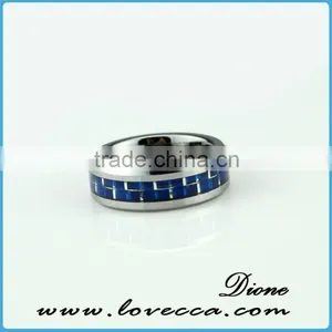 Top Quality Custom Men Stainless Steel Inlay Carbon thumbnail-2
