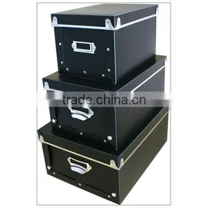 PP Storage Box, Made of High-quality PP, Black thumbnail-1