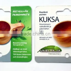 350gsm C1S Ivory Board Hanging Card,hanging Label,hanging Tag Made in China thumbnail-1