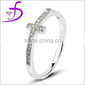 Jerusalem Cross Ring Sterling Silver Jewelry thumbnail-1