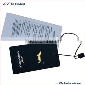High Quality Hang Tag String Hang Paper Tag in Shanghai thumbnail-1