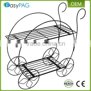 Outdoor Garden Metal Decorative Flower Pot Stand,Metal Flower Pot Holder thumbnail-1