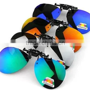 Clip on Sunglasses With Mirror Lenses thumbnail-1
