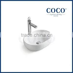 Bathroom Oval Good Quality Ceramic Art Wash Basin thumbnail-1