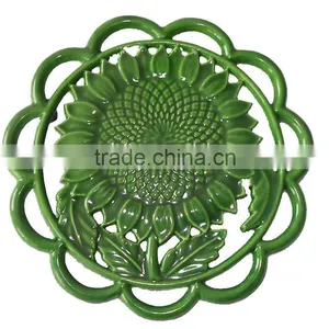 Sunflower Cast Iron Cooking Trivet thumbnail-1