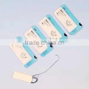 Medical Suture Silk Suture With Needle thumbnail-1