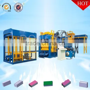 CE Certification Automatic Interlocking Brick Making Machine QT10-15 thumbnail-1