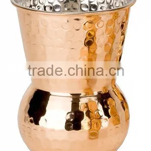Copper Tumbler Napa Style Bottega Copper Tumblers Moroccan Hammered Tumbler thumbnail-2