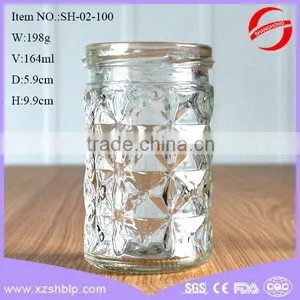 Set of Glass Jar for Jam With Lid thumbnail-2