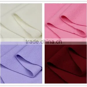100%Polyester Dyed Polar Fleece Brushed Fabric Solid Fabirc Antipilling thumbnail-2