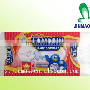 Customize Square Bottom Printing Packaging With Handle for Disposabfor Disposable Diapers thumbnail-1