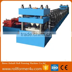 Two Waves W Wave Highway Guardrail Roll Forming Machine Bridge Highway Barrier Guardrail Profiles Roll Forming Machine thumbnail-3