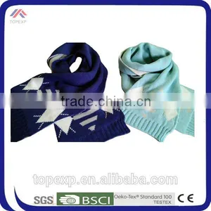 Girls Knitted Scarf Printed Short Scarf thumbnail-5