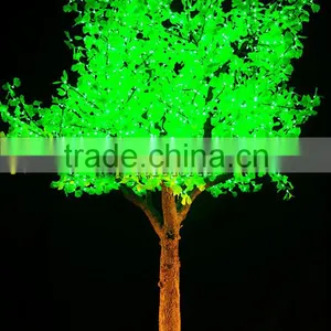Waterproof Ginkgo Leaf Artificial Led Light Tree thumbnail-2
