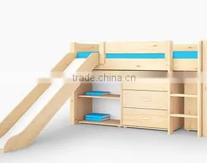 Hot Selling Children Bed New Design Solid Wood Material Kids Bunk Bed thumbnail-5