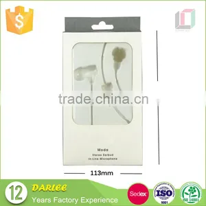 Hot Sale Color Printed Custom Logo Recyclable Electronic Products Packaging With Clear Window thumbnail-1