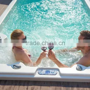 Luxury Balboa Swimming Pool Hot Tub Combo Outdoor Used Swim Spa thumbnail-3