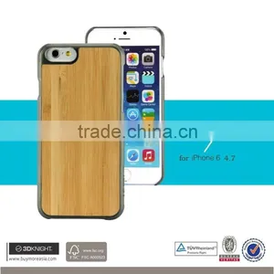 For IPhone 6 6S Real Wood Bamboo Imported Logs Custom Mobile Phone Case for Wooden IPhone Case thumbnail-1