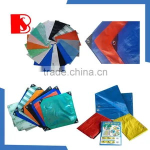 Qingzhou Baosheng Plastic Tarpaulin for Truck Water Proof Poly Tarps, PVC Tatpaulin in Roll thumbnail-1