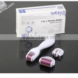 Titanium 3 in 1 Derma Roller for Face Dermaroller Manufacturer Price thumbnail-3