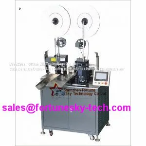 Automatic Double Wires Both-ends Terminal Crimping Machine thumbnail-1
