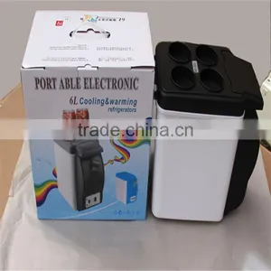 Wholesale 6L 4 Cup Grooves Portable Heating Box Mini Electronic Refrigerator For Car thumbnail-1