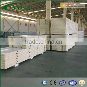 Professional Steel Sheet Fireproof Fire Resistant Modular Cold Room PU Polyurethane Sandwich Panels With CamLock thumbnail-2