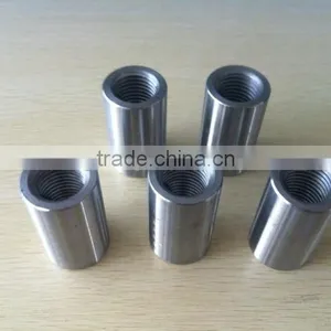 Parallel Thread Rebar Coupler, Steel Bar Connector, Steel Rod Sleeve thumbnail-1