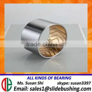 Material UF850 Bimetal Bearing / UF850 Steel+Bronze Alloy Bi-metal Bushing / Bimetal Bush UF850 thumbnail-6