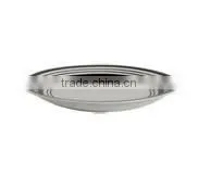 Black-Striped Stoneware Dinner Plates thumbnail-1