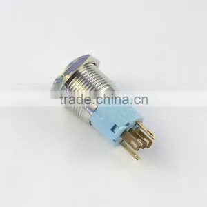 LAS3-16F-11E Good Quality Momentary/latching 16mm Led Push Button Switch thumbnail-2