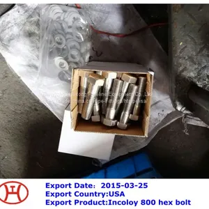 Incoloy 800 Hex Bolt thumbnail-1