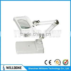 Hot Sale White Desktop Magnifying Lamp With Fluorescent U Bulb thumbnail-1