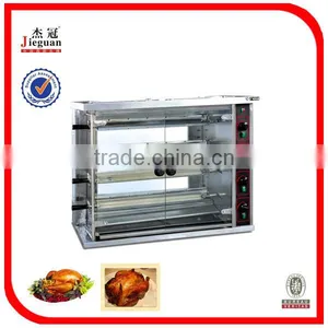 Hot Sale Stainless Steel Gas Chicken Rotisserie JGT-4P Mobile: 0086-13632272289 thumbnail-1